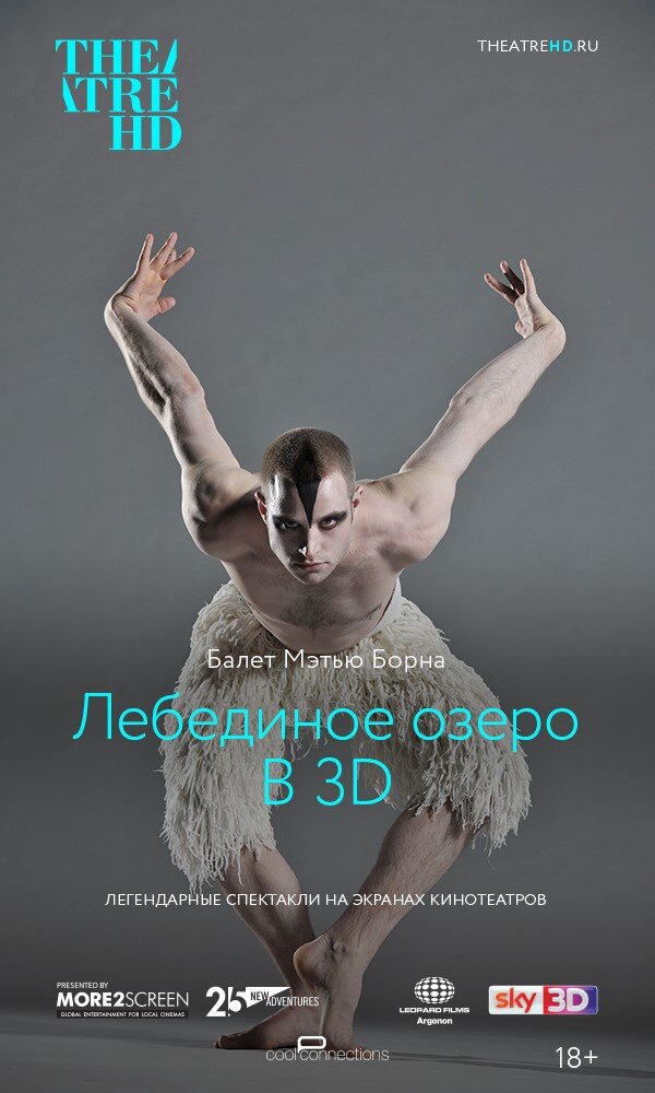 Мэтью Борн: Лебединое озеро 3D (2012) постер