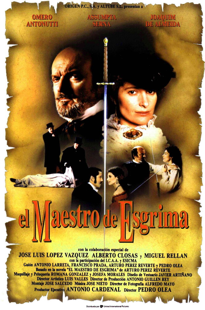 Маэстро шпаги (1992) постер